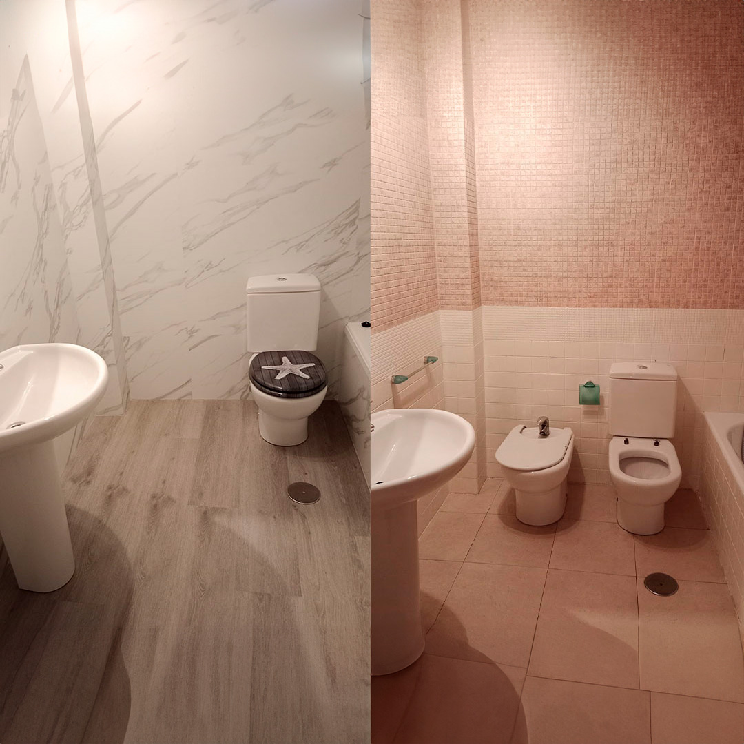 reforma de baño integral sin reforma en Parquet Santa Ana en Almería reforma de baño integral sin reforma en Parquet Santa Ana en Almería